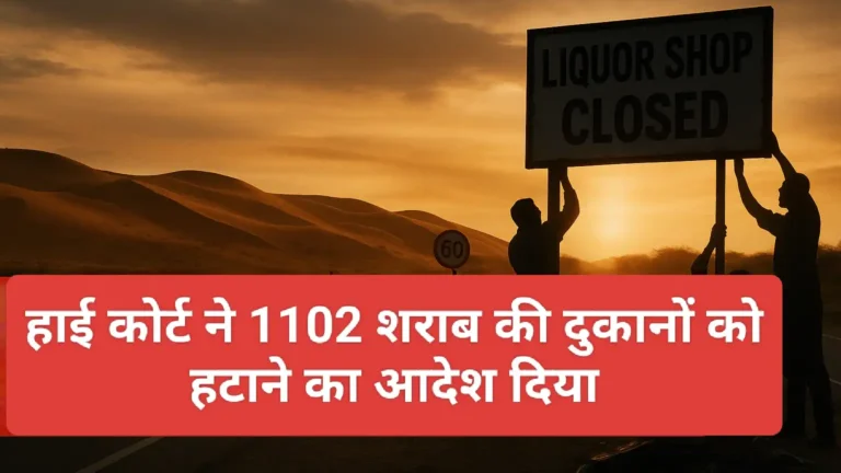 Highway Safety Crisis: राजस्थान में 1102 शराब दुकानों पर हाईकोर्ट की सख्ती, 2 महीने में हटाओ वरना बड़ा धमाका!