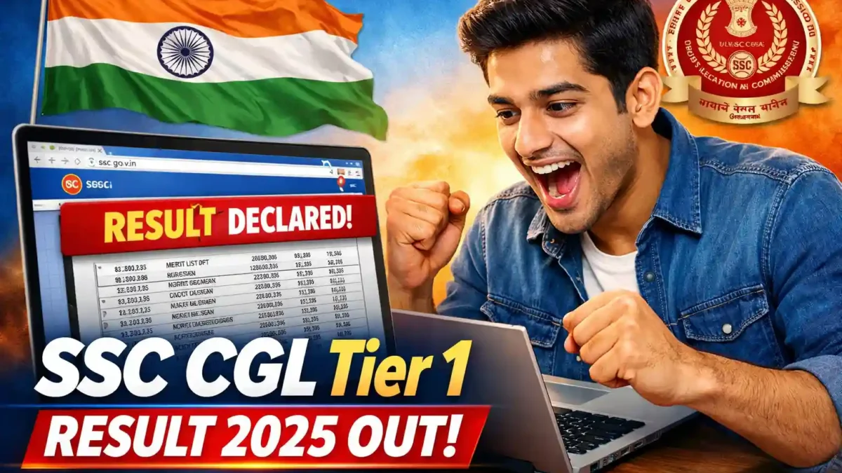 SSC CGL Tier 1 Result 2025