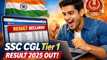 SSC CGL Tier 1 Result 2025: 1.39 लाख कैंडिडेट्स शॉर्टलिस्टेड! कटऑफ, मेरिट लिस्ट और Tier 2 की पूरी डिटेल्स यहाँ देखें