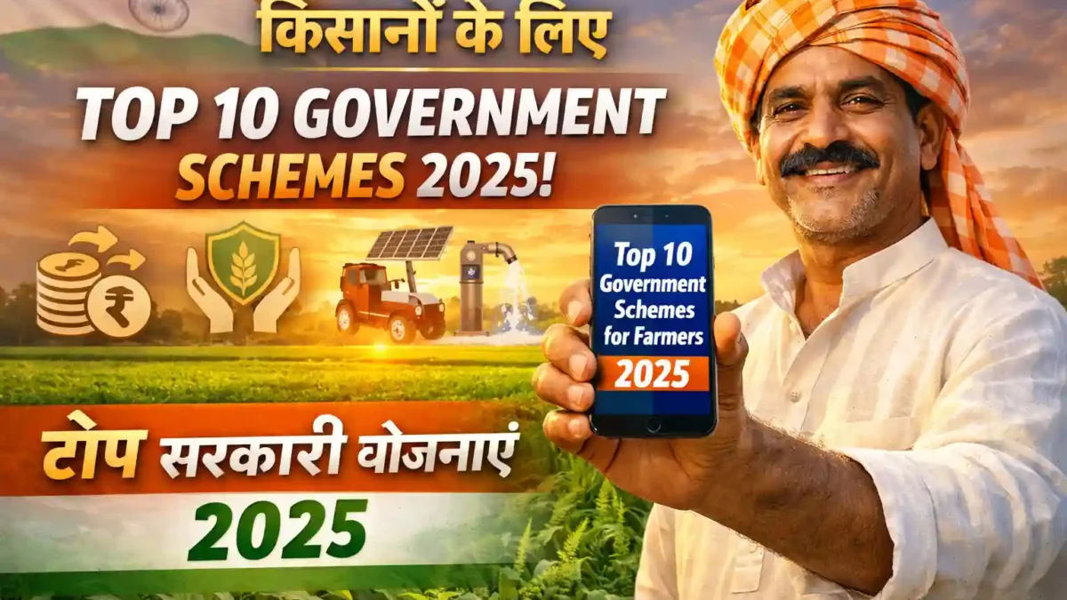 Top 10 Government Schemes for Farmers: किसान दिवस 2025 पर जानिए वो सरकारी योजनाएं जो बदल रही हैं अन्नदाताओं की जिंदगी!