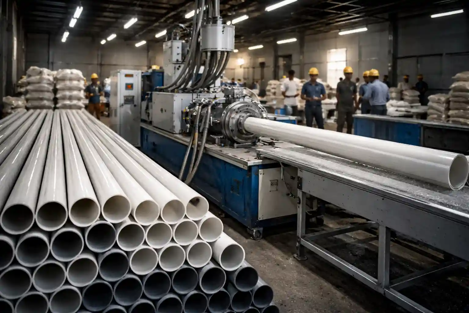 PVC pipe making machine