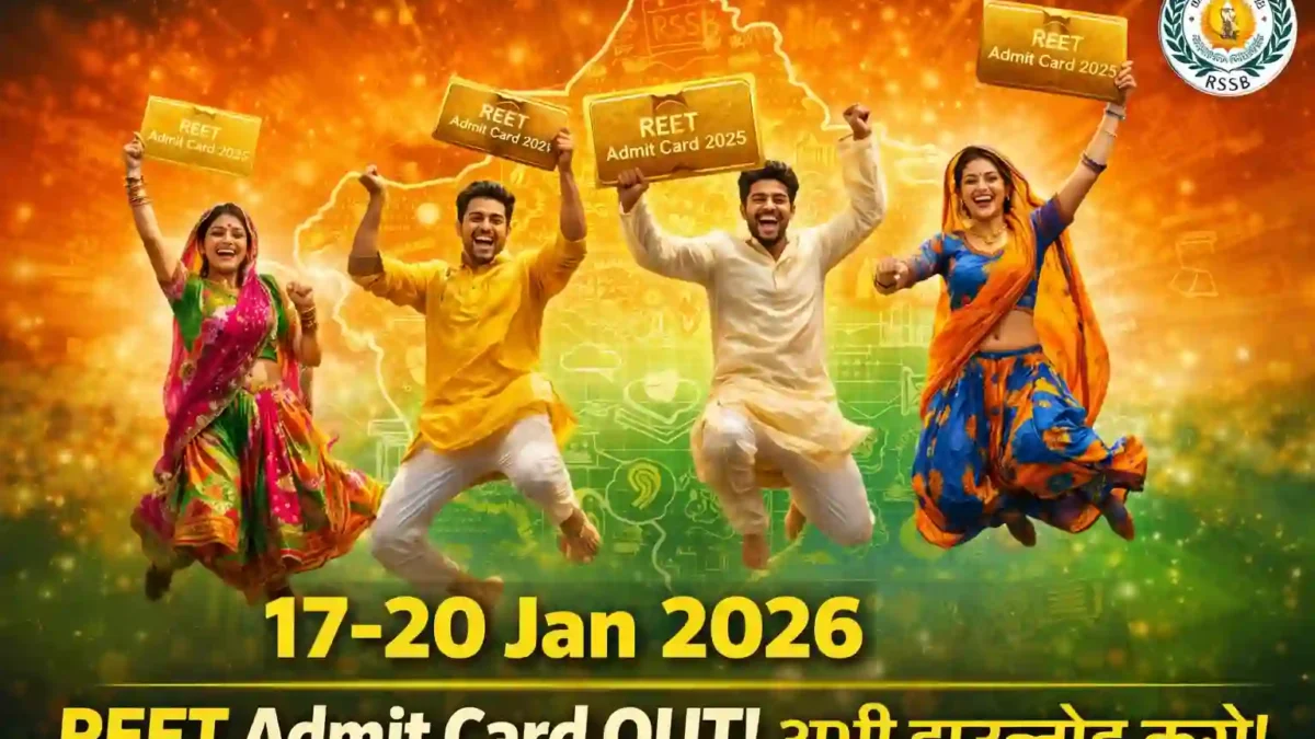REET Admit Card 2025