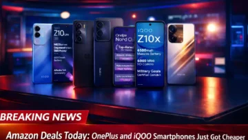 Amazon Deals Today: आज अचानक सस्ते हुए iQOO और OnePlus स्मार्टफोन, ₹10,000 से शुरू ऑफर ने मचाई खरीदारी की होड़