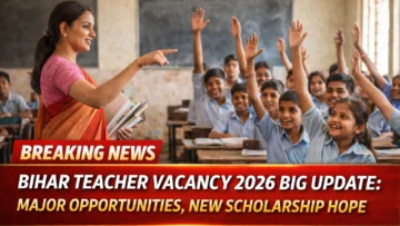 Bihar Teacher Vacancy 2026 आज बड़ी खबर: लाखों युवाओं के लिए मौका, छात्राओं के लिए नई स्कॉलरशिप उम्मीद