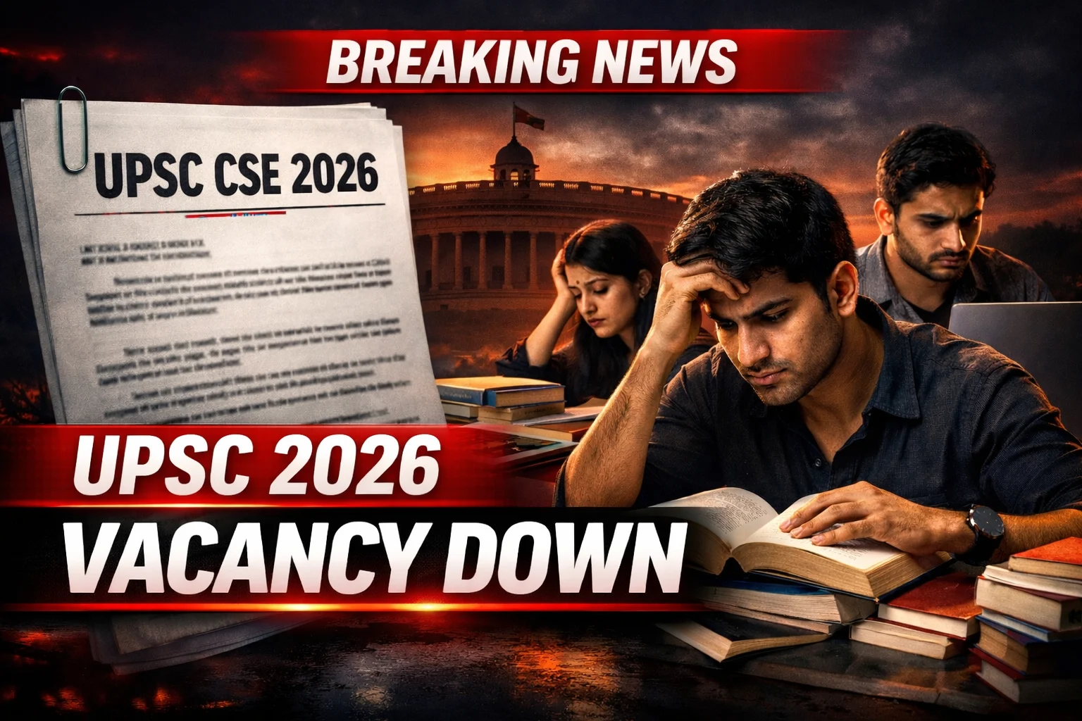 UPSC CSE 2026 Notification: घटती वैकेंसी, बढ़ती टक्कर—IAS-IPS बनने की राह और कठिन