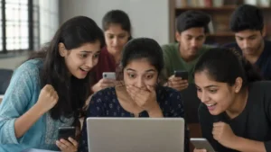 Gujarat HSC Result 2026 check करते भारतीय छात्र
