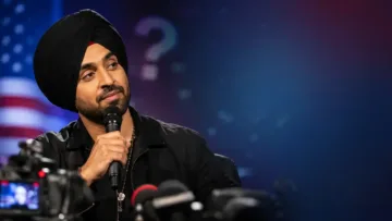लाइव सेशन के दौरान अमेरिकी नागरिकता (US Citizenship) के सवाल पर प्रतिक्रिया देते हुए पंजाबी सिंगर और अभिनेता दिलजीत दोसांझ।