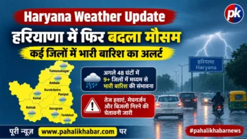 Haryana Weather Update Monsoon Rain Alert
